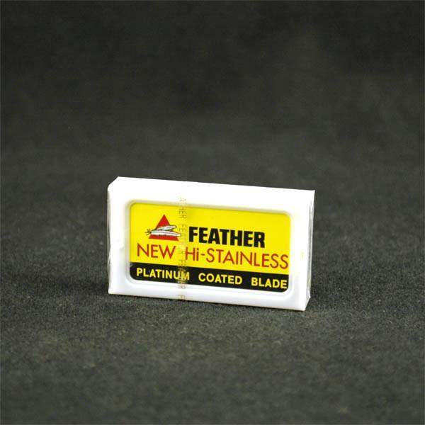 Feather Hi Stainless Platinum Double-Edge Blades 10 Pack-
