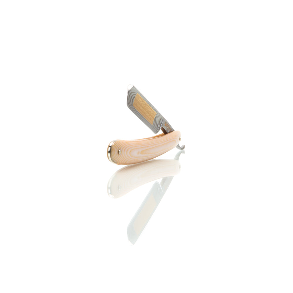 Ivory Micarta 5/8" Razor with Luxury Shave Set