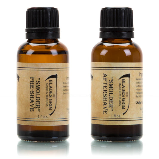 Smolder Pre-Shave Aftershave Combo