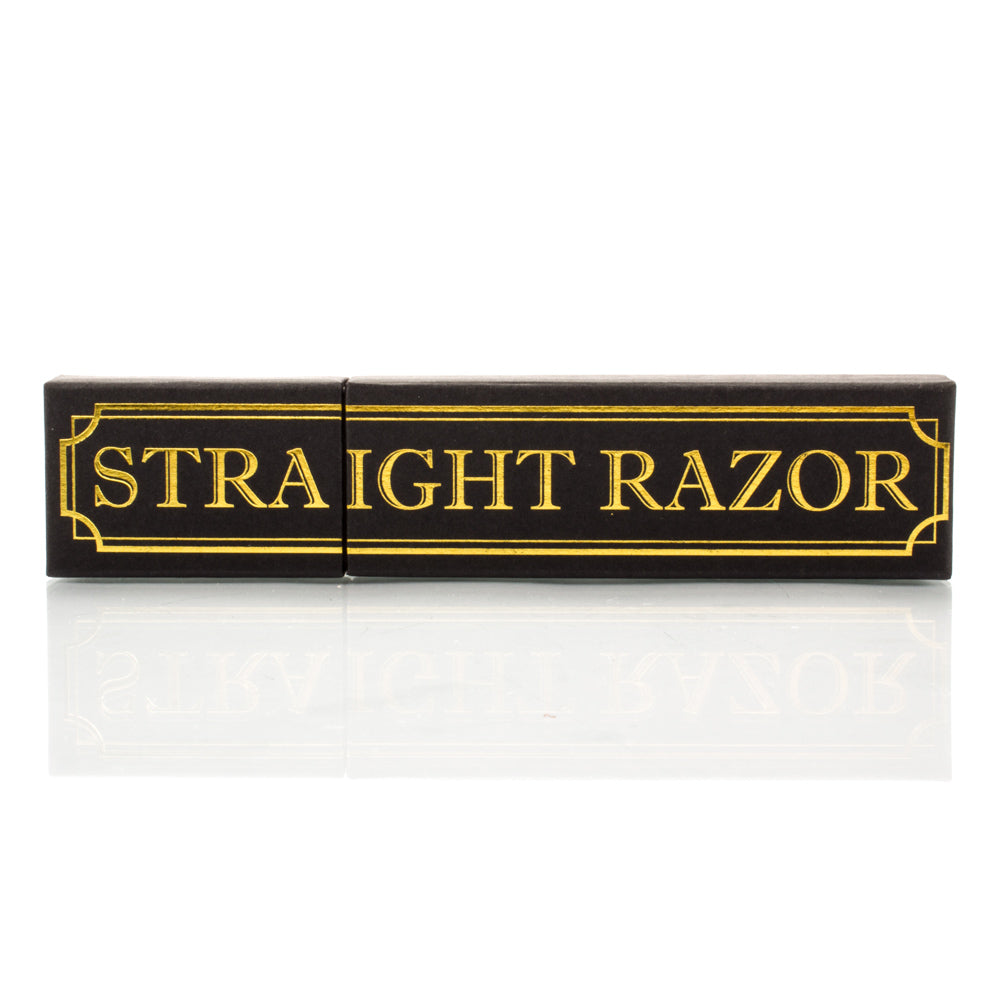 Dovo "Inox" Olive Wood 5/8" Straight Razor with Luxury Shave Set