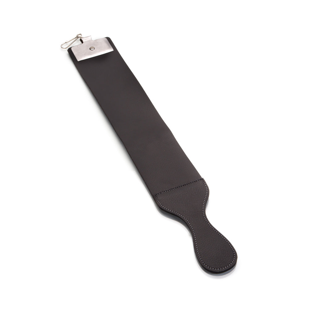 Grim Blades Round Tip Exotic Rosewood Straight Razor with Luxury Kit
