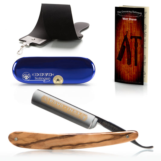 Dovo "Inox" Olive Wood 5/8" Straight Razor