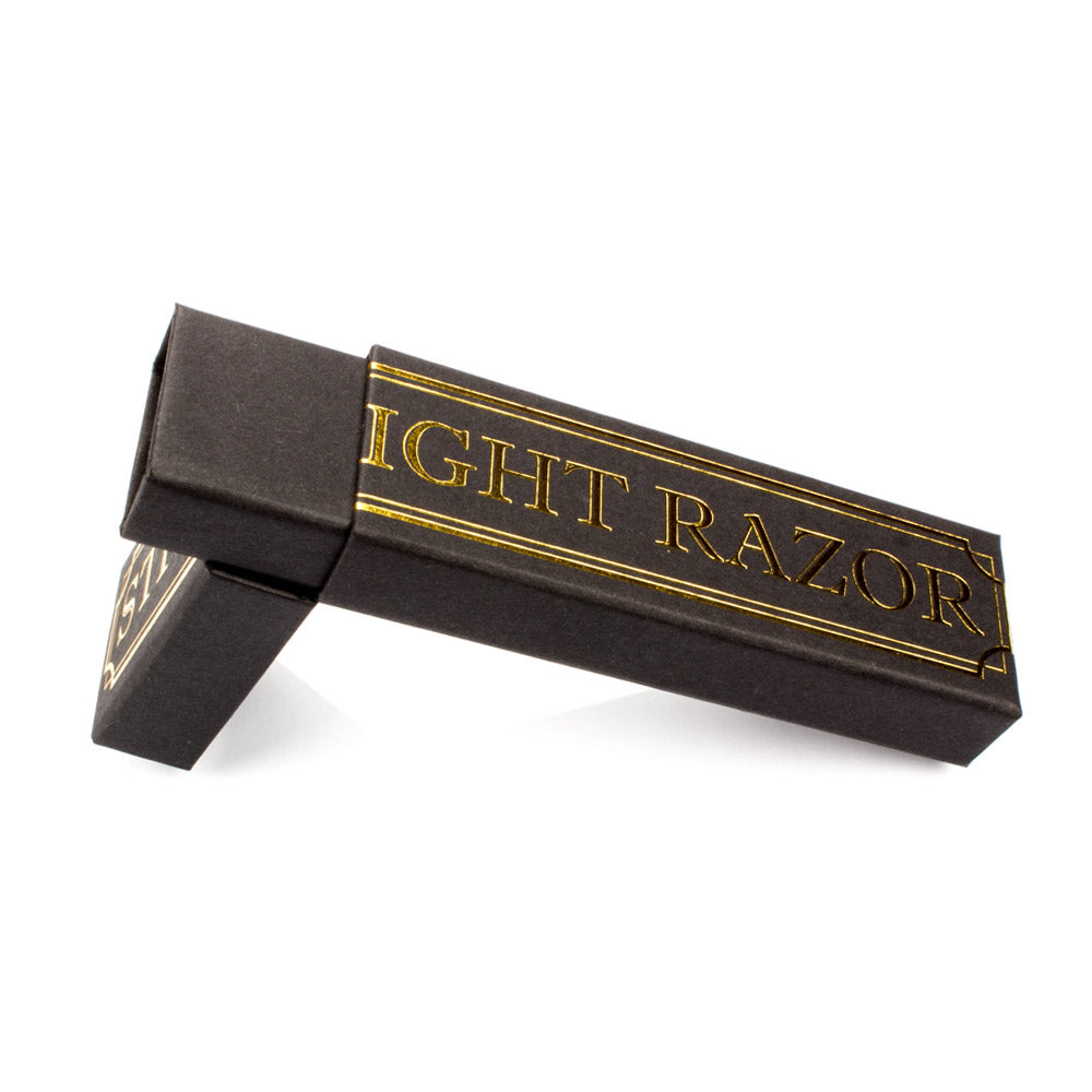 Dovo "Inox" Olive Wood 5/8" Straight Razor with Luxury Shave Set