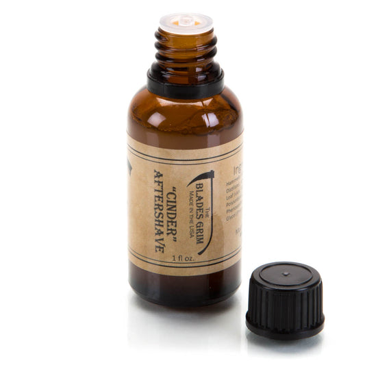 Cinder AfterShave Oil - By The Blades Grim
