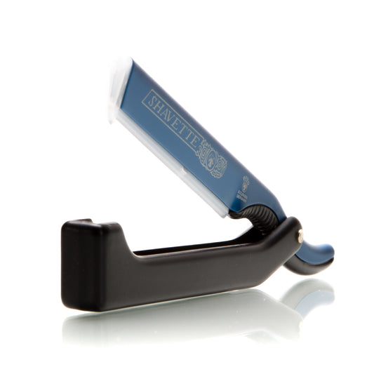 Dovo 'Shavette' Blue With Black Handle
