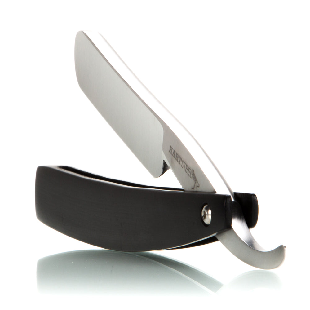 Hart Steel 6/8 Satin Finish Round Point Straight Razor