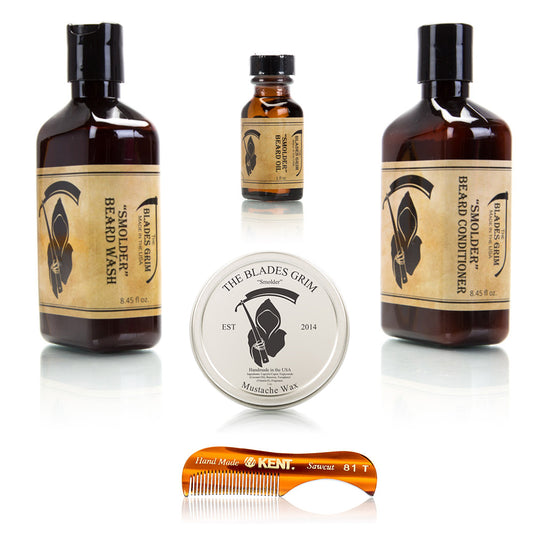 Smolder Beard Care Combo - By The Blades Grim